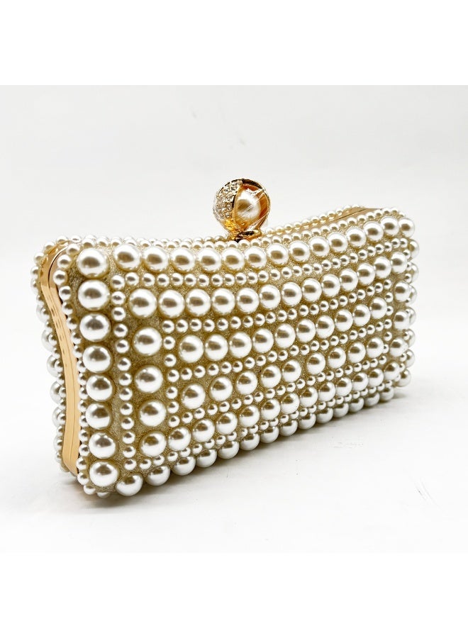 She pearl Gold Clutch - Image 1